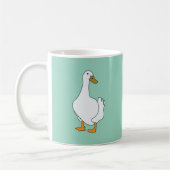 Eend Vogel Witte Eend Koffiemok (Links)