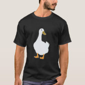 Eend Vogel Witte Eend  T-shirt (Voorkant)