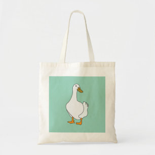 Eend Vogel Witte Eend Tote Bag