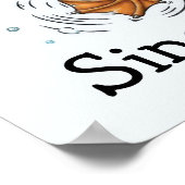 Eend Winging It Poster (Hoek)