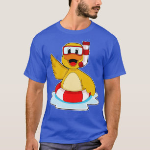 Eend Zwemmen Reddingsboei T-shirt