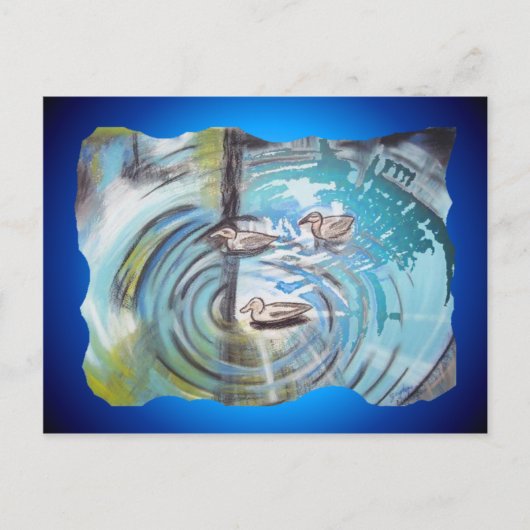 Eenden 1 briefkaart (Voorkant)