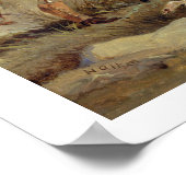 Eenden afschieten (olie op doek) poster (Hoek)