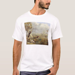 Eenden afschieten (olie op doek) t-shirt