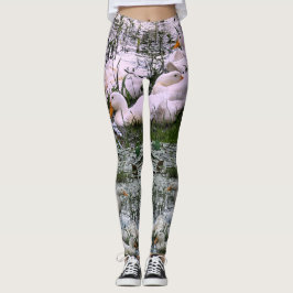 Eenden Dierlijke Camouflage Kijk Leggings