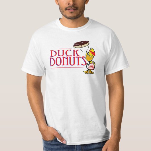 eenden donuts t-shirt (Voorkant)