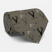 eenden en dollar Duk & Dager Hunting Pattern Neckt Stropdas (Opgerold)