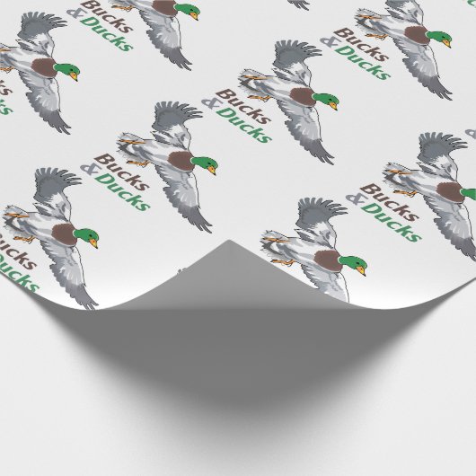 Eenden en eenden cadeaupapier (Hoek)