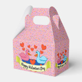 Eenden in de liefdesbus bedankdoosjes (Achterkant)