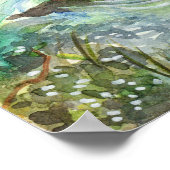 Eenden in de Pond Poster (Hoek)