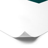 eenden in een rij poster (Hoek)