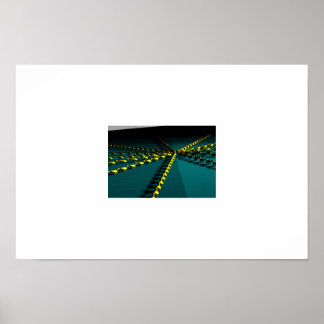 eenden in een rij poster