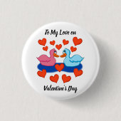 Eenden in Love Button (Voorkant)