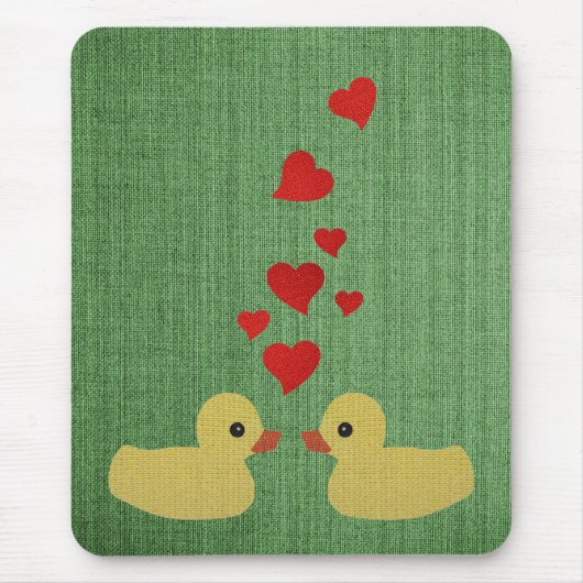 Eenden in Love Mousepad Muismat (Voorkant)