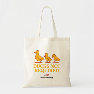 Eenden Niet Vereist   Grappige Minimalistische Een Tote Bag