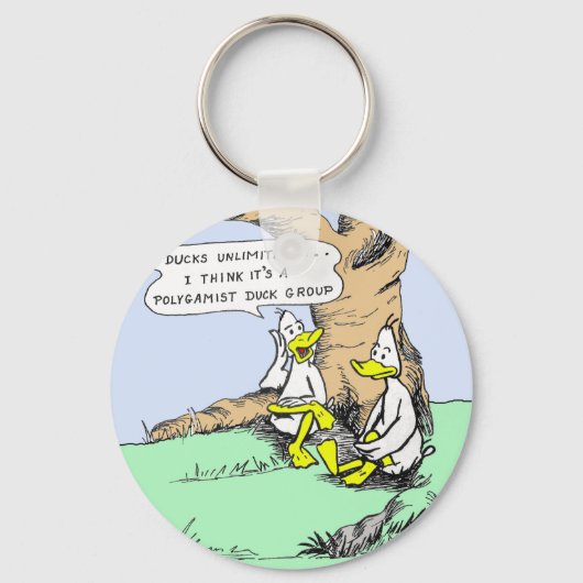 Eenden onbeperkt sleutelhanger (Voorkant)