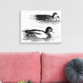 Eenden op het meer canvas afdruk (Insitu (Woonkamer))
