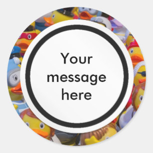Eenden Ronde Sticker