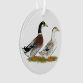 Eenden: Silver Appleyard Ornament (voorkant)