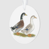 Eenden: Silver Appleyard Ornament (voorkant)