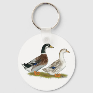 Eenden: Silver Appleyard Sleutelhanger