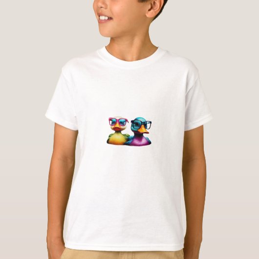eenden tshirt voor kinderen T-Shirt (Voorkant)