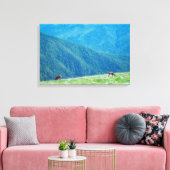 Eenden van de bergen canvas afdruk (Insitu (Woonkamer))