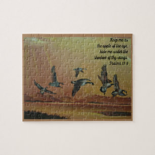 Eenden vliegen legpuzzel
