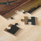 Eenden vliegen legpuzzel (Zijkant)