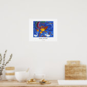 Eenden Voeren Poster (Keuken)