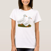 Eenden:  White Crested T-shirt (Voorkant)