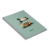 Eenden wilde eenden notitieboek (Rechterzijde)
