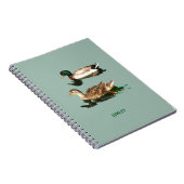 Eenden wilde eenden notitieboek (Rechterzijde)