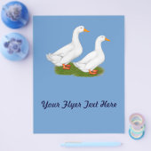 Eenden: Witte pekins Flyer (Enkel)
