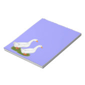 Eenden: Witte pekins Notitieblok (Gedraaid)