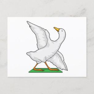 Eenden Yoga Meditatie Fitness Briefkaart