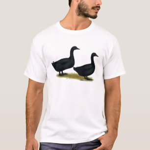 Eenden: Zwarte Cayugas T-shirt