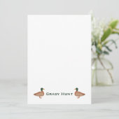 eendenBriefpapier Kaart (Staand voorkant)