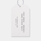 eendenei kartonnen Label Cadeaulabel (Achterkant)