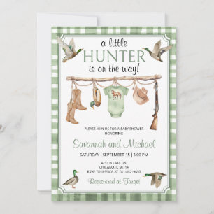 Eendenjacht Baby Shower Kaart