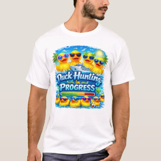 Eendenjacht in uitvoering Leuk vakantie T-shirt vo