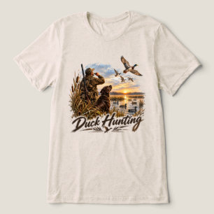Eendenjacht Logo Tri-Blend Shirt