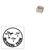 Eendenjachtteam Rubberstempel (Gestempeld)