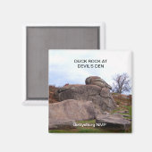 EENDENROCK IN HET DUIVELSHOL MAGNEET (Voorkant / Achterkant)
