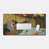 Eendenvijver - Herfst Bureaumat (Keyboard & Muis)