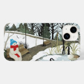 Eendenvijver - Winter Case-Mate iPhone Case (Achterkant (horizontaal))