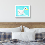 eendenzwemmer canvas afdruk (Insitu (Slaapkamer))