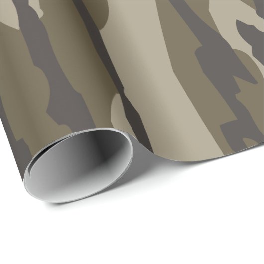 Eendjagers met hondenbos camouflage cadeaupapier (Rol Hoek)