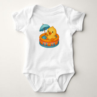 Eendje badtijd baby body romper