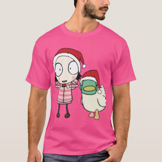 Eendje Kleine Huisdier Vriend Schattig Meisje Cart T-shirt
